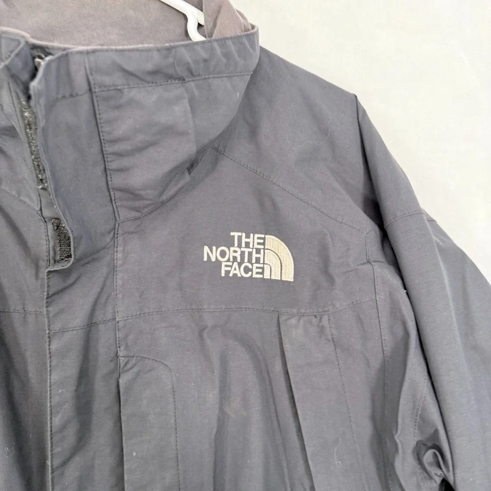 Vintage The North Face Gore Tex Jacket Mens M Black Full Zip Rain Mesh Line